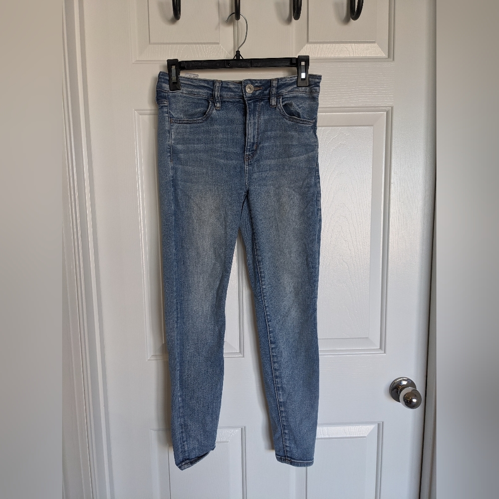 American Eagle Ne(x)t Level Stretch High Rise Jegging Light Wash